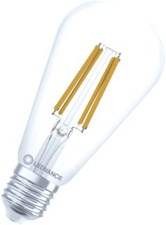 LEDVANCE CLASSIC EDISON LED-LAMP SUPERIOR E27 3W 806LM 3000K CRI80 HELDER IP20 DXL 64X140MM