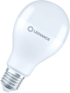 LEDVANCE LEDVANCE CLASSIC A PERFORMANCE LED-LAMP PEER E27 19W 2452LM 2700K CRI80 A-TYPE MAT WIT IP20 DXL 65X131MM 