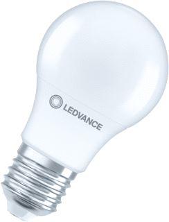 LEDVANCE LEDVANCE CLASSIC A PERFORMANCE LED-LAMP PEER E27 4W 470LM 2700K CRI80 A-TYPE MAT WIT IP20 DXL 55X95MM 