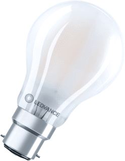 LEDVANCE LEDVANCE CLASSIC A PERFORMANCE LED-LAMP PEER B22D 6W 806LM 2700K CRI80 A-TYPE MAT WIT IP20 DXL 60X104MM 