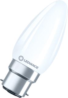 LEDVANCE LEDVANCE CLASSIC B PERFORMANCE LED-LAMP KAARS B22D 4W 470LM 2700K CRI80 B10,5 HELDER IP20 DXL 35X94MM 