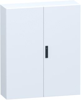 SCHNEIDER ELECTRIC DOUBLE PLAIN STEEL DOOR SPACIAL CRN WITHOUT MOUNTING PLATE 1200X1000X300MM IP55 IK10 RAL7035