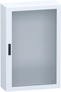 SCHNEIDER ELECTRIC GLAZED STEEL DOOR SPACIAL CRN WITHOUT MOUNTING PLATE 1200X800X300MM IP66 IK08 RAL7035