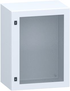 SCHNEIDER ELECTRIC GLAZED STEEL DOOR SPACIAL CRN WITHOUT MOUNTING PLATE 800X600X400MM IP66 IK08 RAL7035