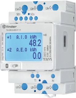 FINDER ELEKTRICITEITSMETER 7M MOD-BUS 