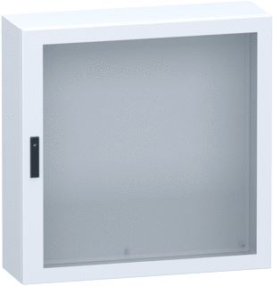 SCHNEIDER ELECTRIC GLAZED STEEL DOOR SPACIAL CRN WITHOUT MOUNTING PLATE 1000X1000X300MM IP66 IK08 RAL7035