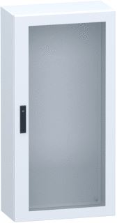 SCHNEIDER ELECTRIC GLAZED STEEL DOOR SPACIAL CRN WITHOUT MOUNTING PLATE 1200X600X300MM IP66 IK08 RAL7035