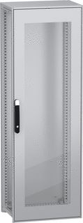 SCHNEIDER ELECTRIC VLOERSTAANDE MODULAIRE ELEKTRISCHE BEHUIZING PANELSET SFN MET EEN GEREDUCEERDE CO2 UITSTOOT GLAZEN DEUR 1800X600X400 MM IP55