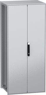 SCHNEIDER ELECTRIC VLOERSTAANDE MODULAIRE ELEKTRISCHE BEHUIZING PANELSET SFN MET EEN GEREDUCEERDE CO2 UITSTOOT PLAAT 1800X800X600 MM 2 DEUREN IP55