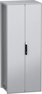 SCHNEIDER ELECTRIC VLOERSTAANDE MODULAIRE ELEKTRISCHE BEHUIZING PANELSET SFN MET EEN GEREDUCEERDE CO2 UITSTOOT PLAAT 2000X800X600 MM 2 DEUREN IP55