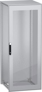 SCHNEIDER ELECTRIC VLOERSTAANDE MODULAIRE ELEKTRISCHE BEHUIZING PANELSET SFN MET EEN GEREDUCEERDE CO2 UITSTOOT GLAZEN DEUR 2000X800X800 MM IP55