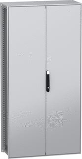 SCHNEIDER ELECTRIC VLOERSTAANDE MODULAIRE ELEKTRISCHE BEHUIZING PANELSET SFN MET EEN GEREDUCEERDE CO2 UITSTOOT 2000X1000X400 MM 2 DEUREN IP55