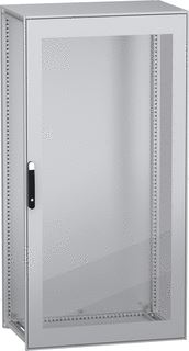 SCHNEIDER ELECTRIC VLOERSTAANDE MODULAIRE ELEKTRISCHE BEHUIZING PANELSET SFN MET EEN GEREDUCEERDE CO2 UITSTOOT GLAZEN DEUR 2000X1000X600 MM IP55