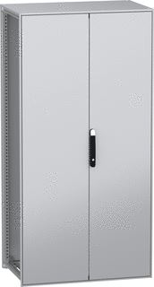 SCHNEIDER ELECTRIC VLOERSTAANDE MODULAIRE ELEKTRISCHE BEHUIZING PANELSET SFN MET EEN GEREDUCEERDE CO2 UITSTOOT 2000X1000X600 MM 2 DEUREN IP55