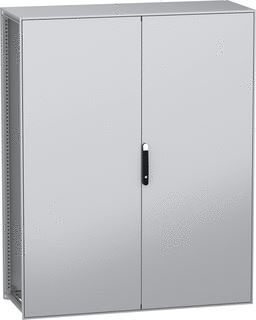 SCHNEIDER ELECTRIC VLOERSTAANDE MODULAIRE ELEKTRISCHE BEHUIZING PANELSET SFN MET EEN GEREDUCEERDE CO2 UITSTOOT 2000X1600X600 MM 2 DEUREN IP55