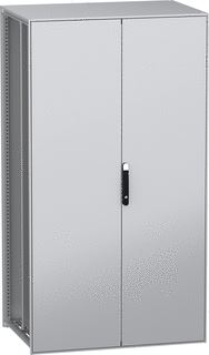 SCHNEIDER ELECTRIC VLOERSTAANDE MODULAIRE ELEKTRISCHE BEHUIZING PANELSET SFN MET EEN GEREDUCEERDE CO2 UITSTOOT PLAAT 2200X1200X800 MM 2 DEUREN IP55