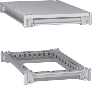 SCHNEIDER ELECTRIC ONDER-EN BOVENKADER PANELSET SFN VOOR ELEKTRISCHE BEHUIZING B300 D500 MM INCLUSIEF DAK