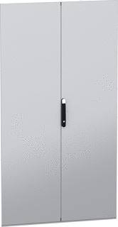 SCHNEIDER ELECTRIC DUBBELE VOLLE DEUR PANELSET SFN SPACIAL SM VOOR ELEKTRISCHE BEHUIZING H2200 B1200 MM 