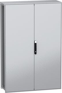 SCHNEIDER ELECTRIC VLOERSTAANDE MODULAIRE ELEKTRISCHE BEHUIZING PANELSET SFN MET EEN GEREDUCEERDE CO2 UITSTOOT PLAAT 1800X1200X400 MM 2 DEUREN IP55