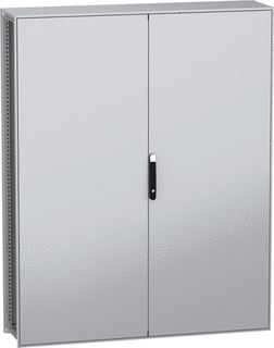 SCHNEIDER ELECTRIC VLOERSTAANDE MODULAIRE ELEKTRISCHE BEHUIZING PANELSET SFN MET EEN GEREDUCEERDE CO2 UITSTOOT PLAAT 2000X1600X400 MM 2 DEUREN IP55