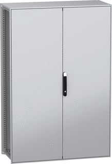 SCHNEIDER ELECTRIC VLOERSTAANDE MODULAIRE ELEKTRISCHE BEHUIZING PANELSET SFN MET EEN GEREDUCEERDE CO2 UITSTOOT PLAAT 1800X1200X500 MM 2 DEUREN IP55 