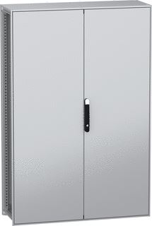 SCHNEIDER ELECTRIC VLOERSTAANDE MODULAIRE ELEKTRISCHE BEHUIZING PANELSET SFN MET EEN GEREDUCEERDE CO2 UITSTOOT 1800X1200X400 MM 2 DEUREN IP55 