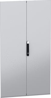 SCHNEIDER ELECTRIC DUBBELE VOLLE DEUR PANELSET SFN SPACIAL SM VOOR ELEKTRISCHE BEHUIZING H1800 B1000 MM 