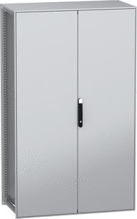 SCHNEIDER ELECTRIC VLOERSTAANDE MODULAIRE ELEKTRISCHE BEHUIZING PANELSET SFN MET EEN GEREDUCEERDE CO2 UITSTOOT 2000X1200X600 MM 2 DEUREN IP55