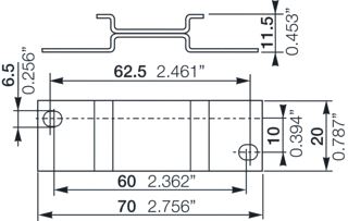 ABB ADAPTER CT-S SCHROEFMONT.22.5MM 