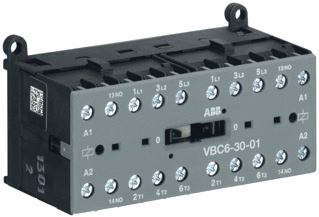 ABB MAGNEETSCHAKELAAR MINI REVERSING VBC6 3P 1NC 24VDC