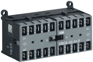 ABB MAGNEETSCHAKELAAR MINI REVERSING VBC6 3P 1NC FASTON 24VDC