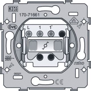 NIKO INSTALLATIESCHAKELAAR KUNSTST INB (STUCWERK) SCHAK WISS SCHAK 
