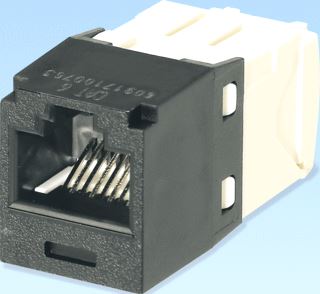 PANDUIT MOD CONNECTOR ZW 6 UITV JACK (CHASSISDEEL) CONN TYP RJ45 8(8)