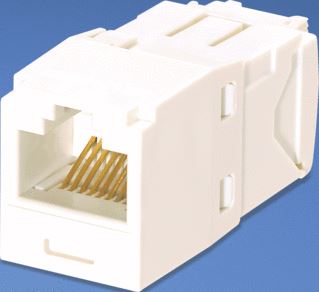 PANDUIT MOD CONNECTOR ZW 6 UITV JACK (CHASSISDEEL) CONN TYP RJ45 8(8)