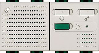 LEGRAND LIVINGLIGHT ELEKTRON.BEL 12VAC 3TONEN 2MODULES WIT