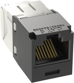 PANDUIT MOD CONNECTOR WIT 6 UITV JACK (CHASSISDEEL)