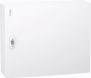 SCHNEIDER ELECTRIC MODULAIRE VERDELER PRISMASET XS SURFACE 2 X 24 MODULES 1 AARDINGSBLOK VOL WITTE DEUR