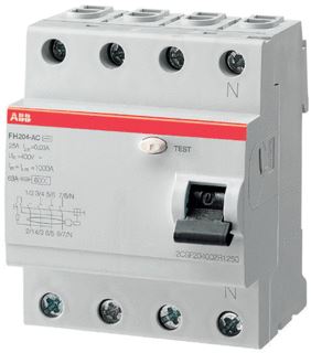 ABB VERLIESSTROOMSCHAKELAAR 4P 40A 300MA DIY