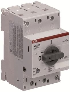 ABB MS MOTORBEVEILIGINGSSCHAKELAAR THERMOMAGNETISCH 3P 0.25-0.4A 0.09KW SCHROEF DRAAIKNOP IP20 THERMISCHE BEVEILIGING 