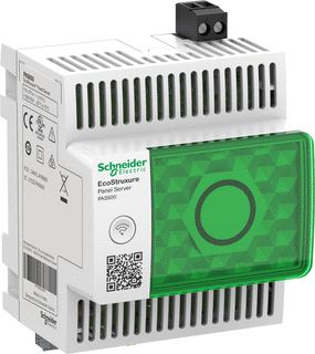 SCHNEIDER ELECTRIC ECOSTRUXURE PANEL SERVER UNIVERSAL WIRELESS CONCENTRATOR MODBUS GATEWAY 110-277 VAC/DC 