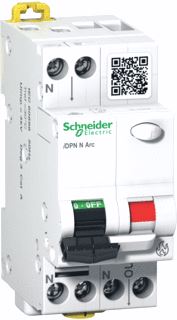 SCHNEIDER ELECTRIC ACTI 9 IDPN N ARC 1P+N 25A C 6000A ARC FAULT DETECTION CIRCUIT BREAKER