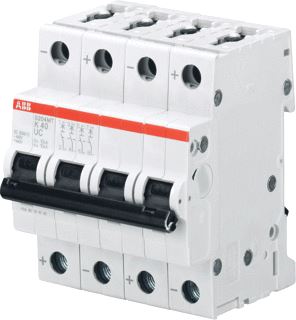 ABB AUTOMAAT S200MTUC 4P K0 2 10KA TRACT DC