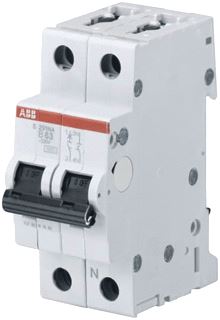 ABB AUTOMAAT S200 1P+N B 2 6KA 