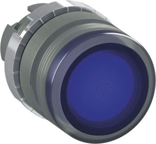 ABB VERLICHTE N TERUGVEER BLAUW GLAZEN LENS