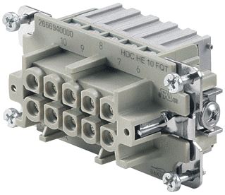 WEIDMULLER CONTACTBLOK V RECHTHOEKIGE CONNECT. UITV EL AANSL 