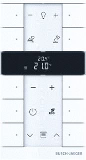 ABB BUSCH-JAEGER RUIMTETEMPERATUURREG. BUSSYST F@HOME