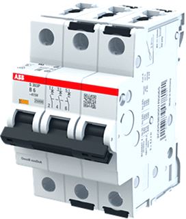 ABB INSTALLATIE AUTOMAAT 25KA 3P KAR D 1A 