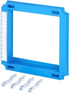 HENSEL MI AFDEKKING VOOR DII/DIII ZEKERINGHOUDERS BM2 300X300MM BLAUW