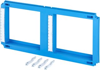 HENSEL MI AFDEKKING VOOR DII/DIII ZEKERINGHOUDERS BM4 600X300MM BLAUW