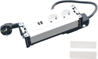 LEGRAND INCARA MULTILINK WIT 6 MOD. 2 WCD + 1 USB A+C 15W 